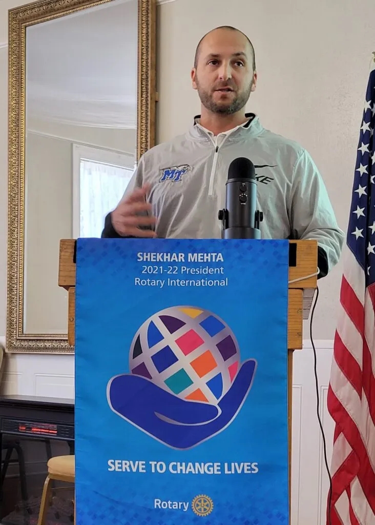 Coach Jimmy Borendame, MTSU Men’s Tennis Coach